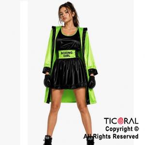 DISFRAZ BOXEADORA ADULTO CAND TALLE 1
